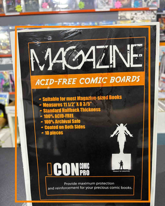 Acid-Free Comic Backing Boards Magazine-sized